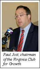 Paul Jost, chairman of the Virginia Club for Growth